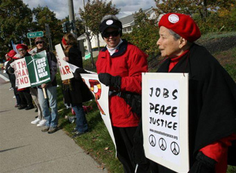 Grannies for Peace Demonstration